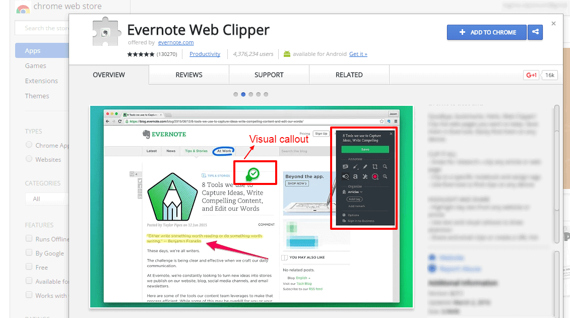 evernote web clipper chrome