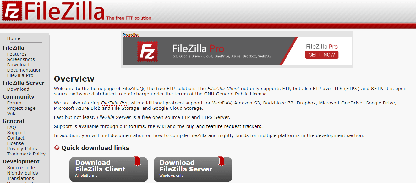 filezilla ftp client software free download