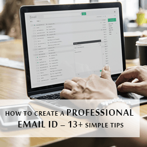 How To Create A Professional Email Id