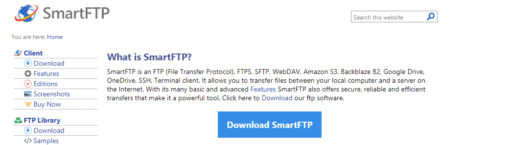SmartFTP Client 10.0.3142 for mac download free