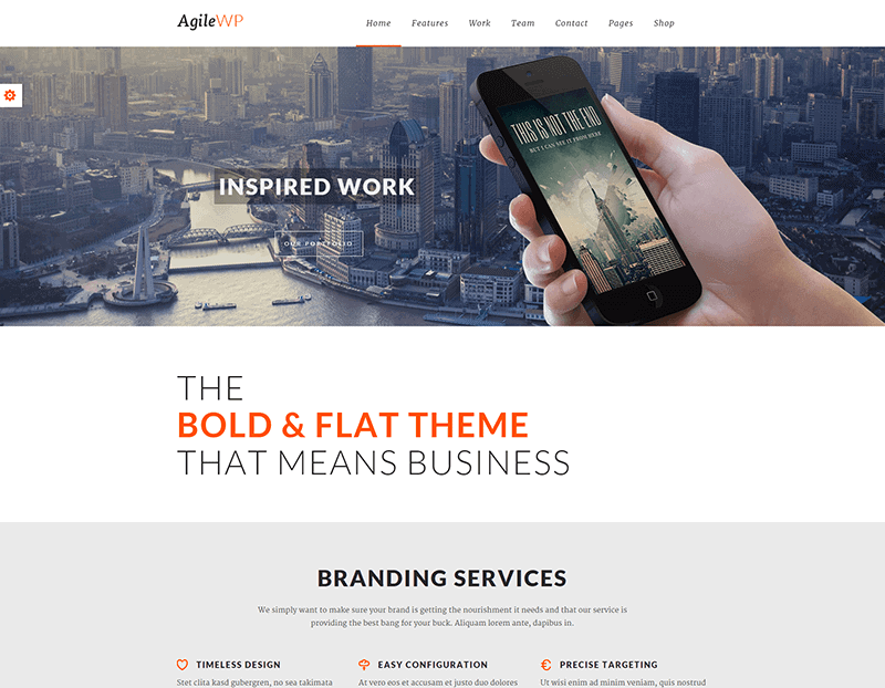 Agile WordPress Theme