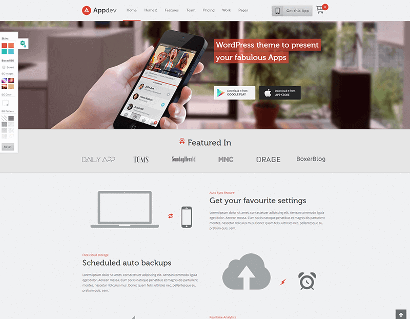 Appdev WordPress Theme