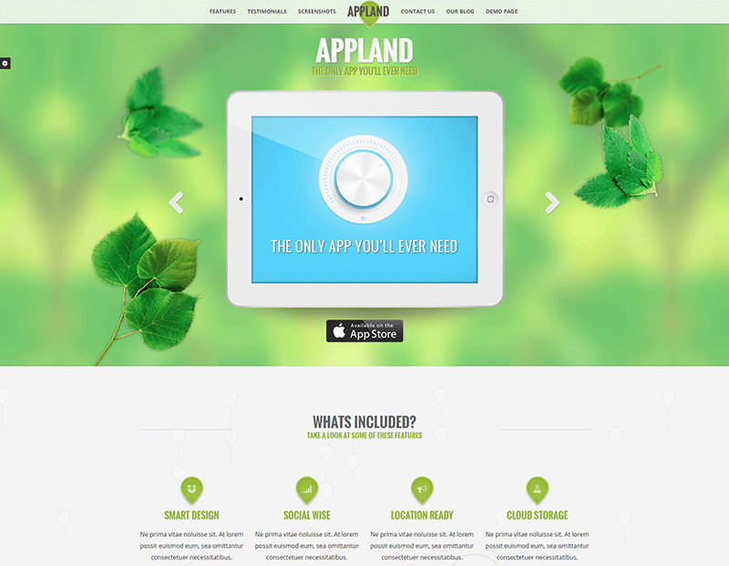 AppLand WordPress Theme