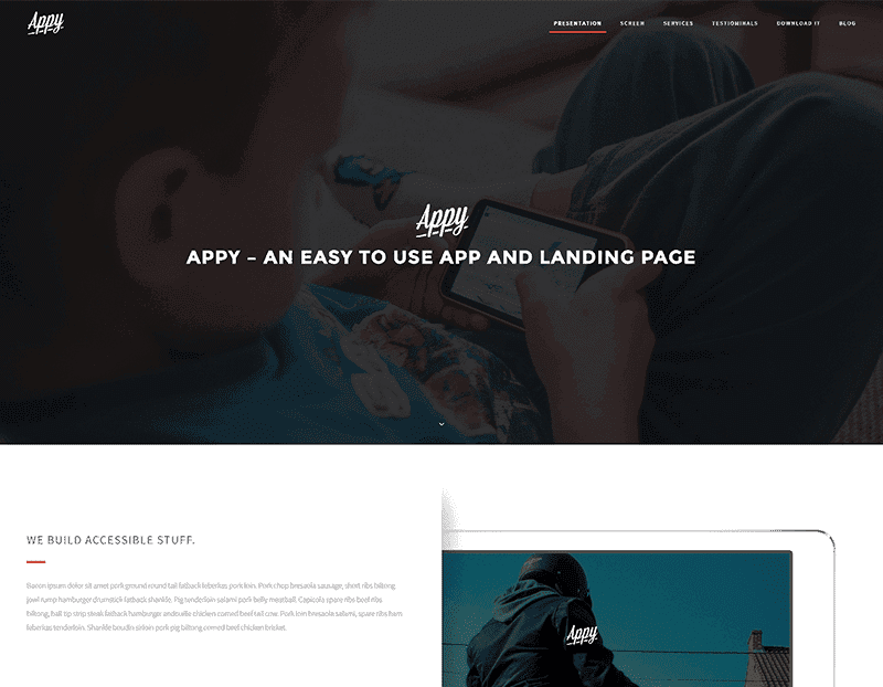 Appy WordPress Theme