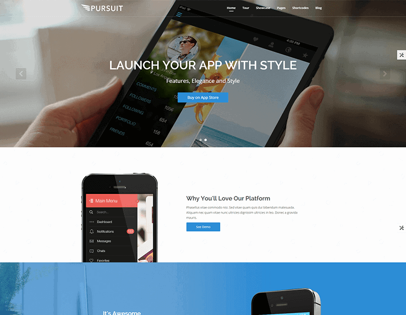 Pursuit WordPress Theme