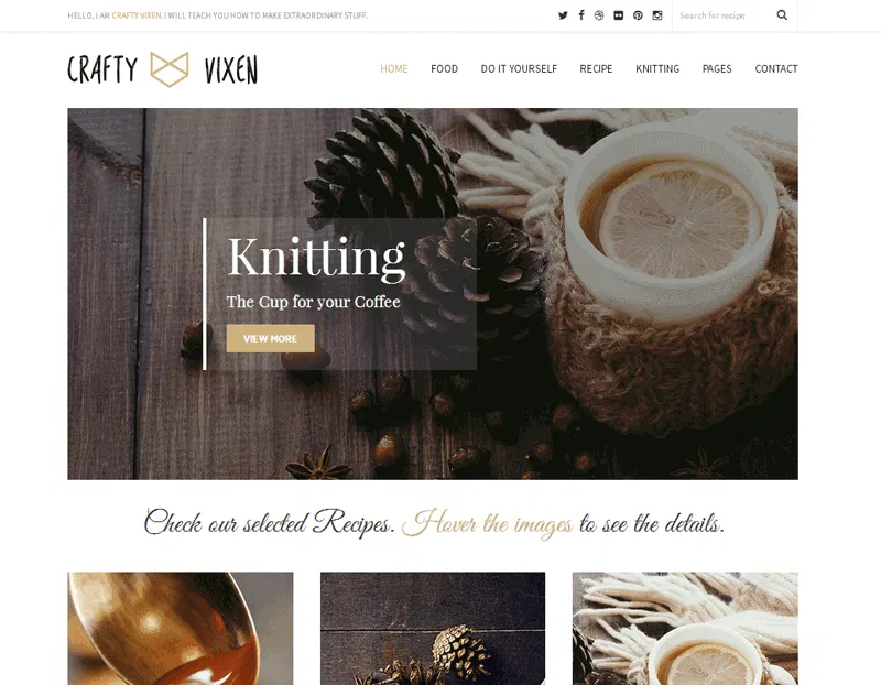 Vixen-Blog-Theme