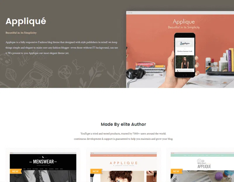 Applique-Theme