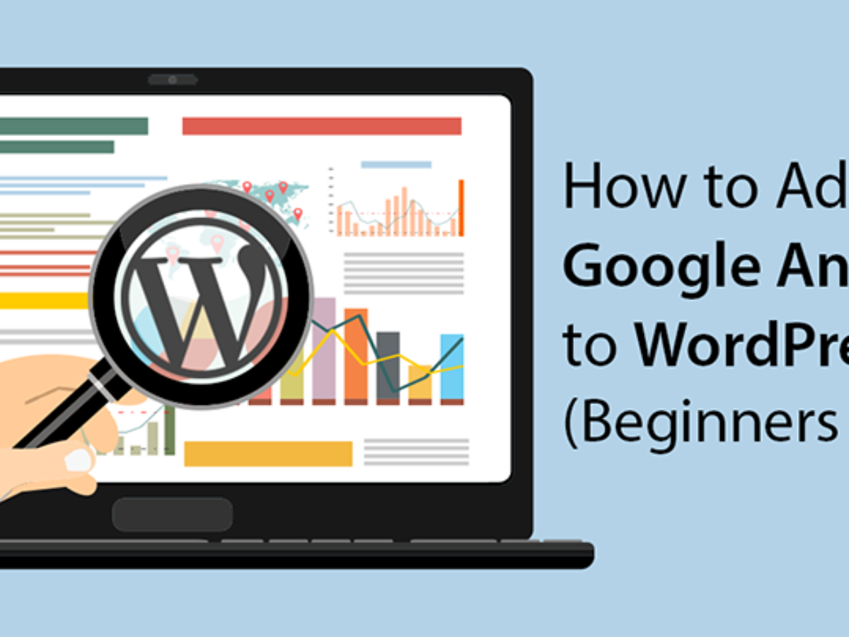 Adding google analytics to wordpress site