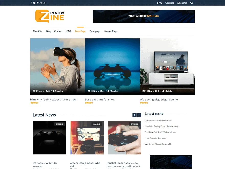 ReviewZine-Theme