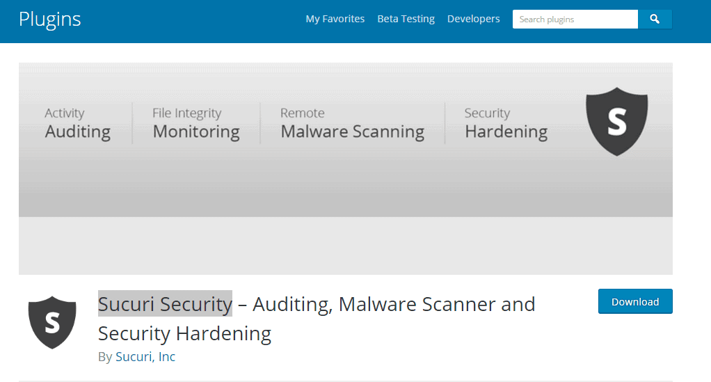 Sucuri Security - WordPress Plugins
